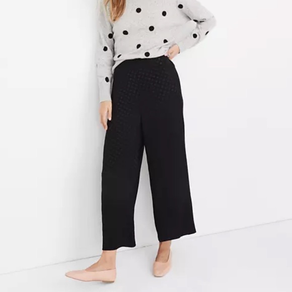 Madewell Black Polka Dot Pants - Picture 5 of 7